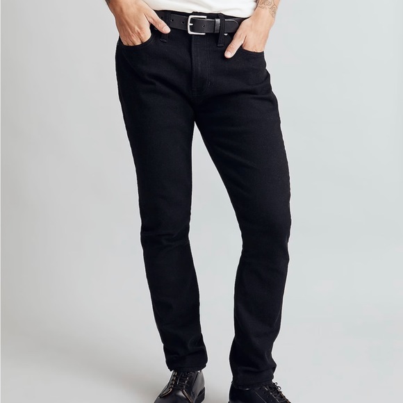 Madewell Athletic Slim Jeans in Black Wash Size 28/32